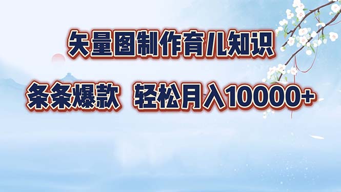 （12902期）矢量图制作育儿知识，条条爆款，月入10000+插图